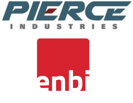 Pierce Industries + Enbi logos